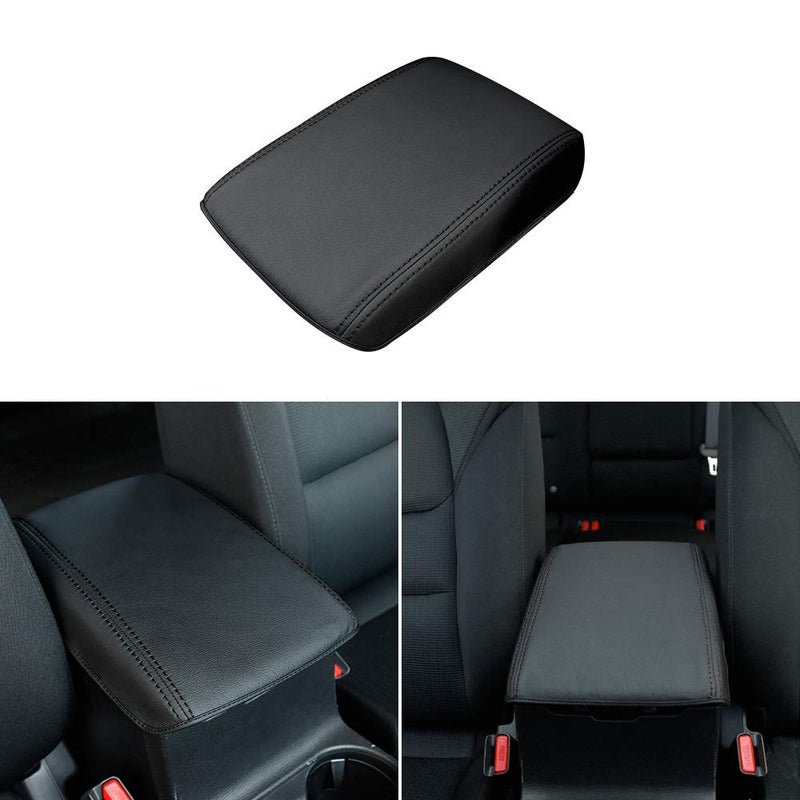 INTGET for 2025 Mazda CX5/CX-5 Accessories Center Console Cover for Mazda CX5 2025 2024 2023 2022 2021 2018 2019 2020 Leather Car Armrest Arm Rest Box Lid Dog Seat Protector(Black) - Image 5